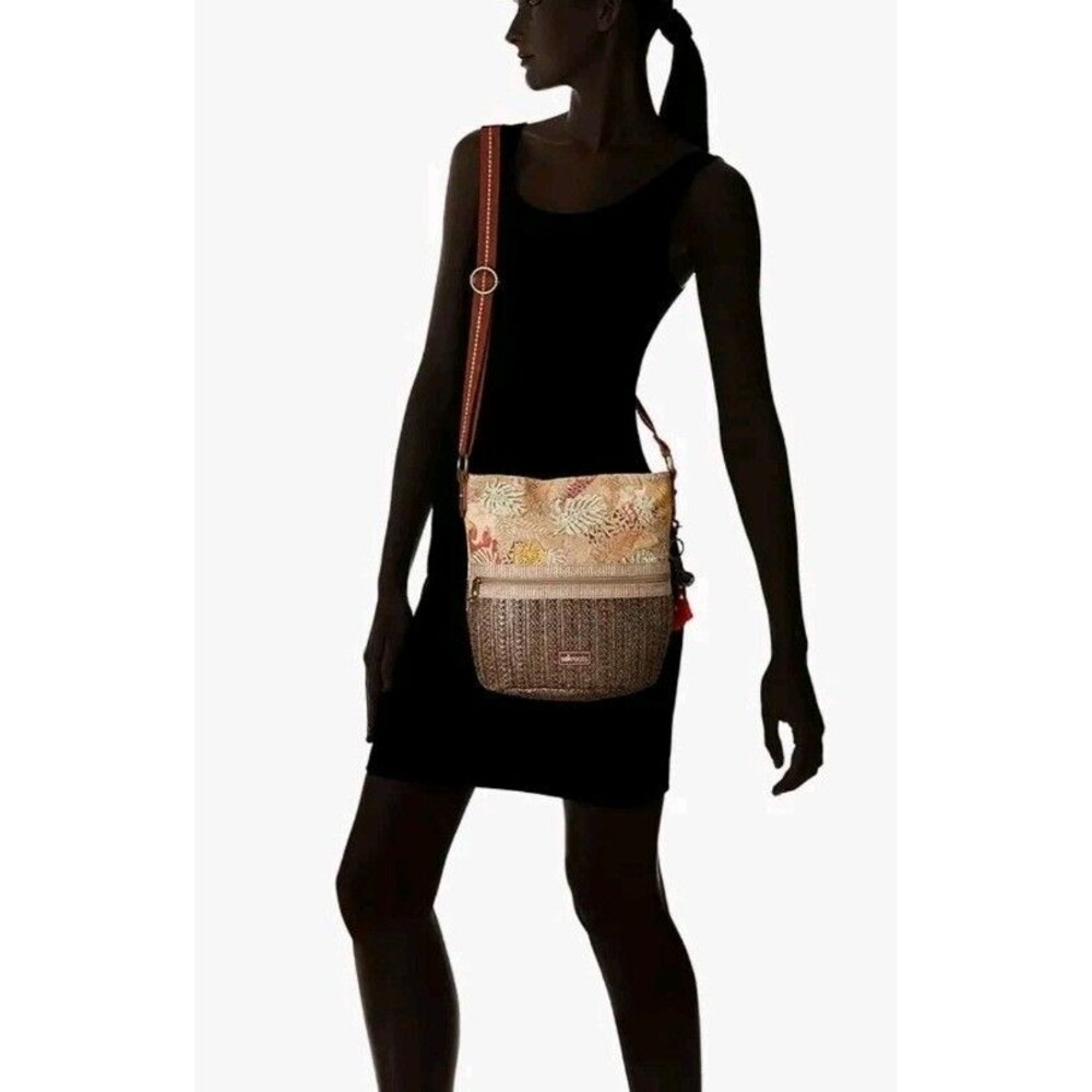 Sakroots Large Soft Bucket Artist Circle Jute /Cotton Tropical Print Boho EUC - Picture 16 of 16